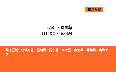 武汉到秦皇岛物流公司|武汉到秦皇岛物流专线|