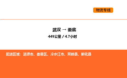 武汉到娄底物流公司|武汉到娄底物流专线|