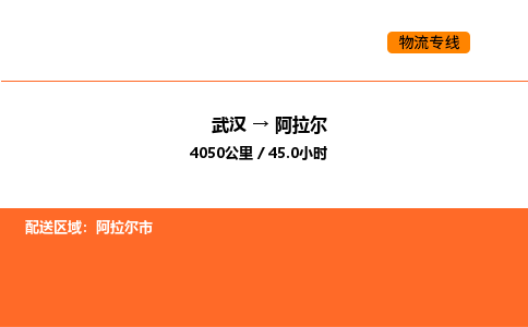 武汉到阿拉尔物流公司|武汉到阿拉尔物流专线|