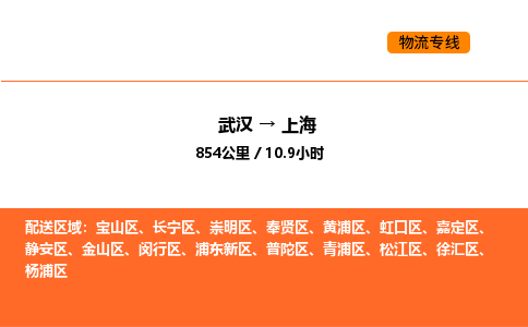 武汉到上海物流公司|武汉到上海物流专线|